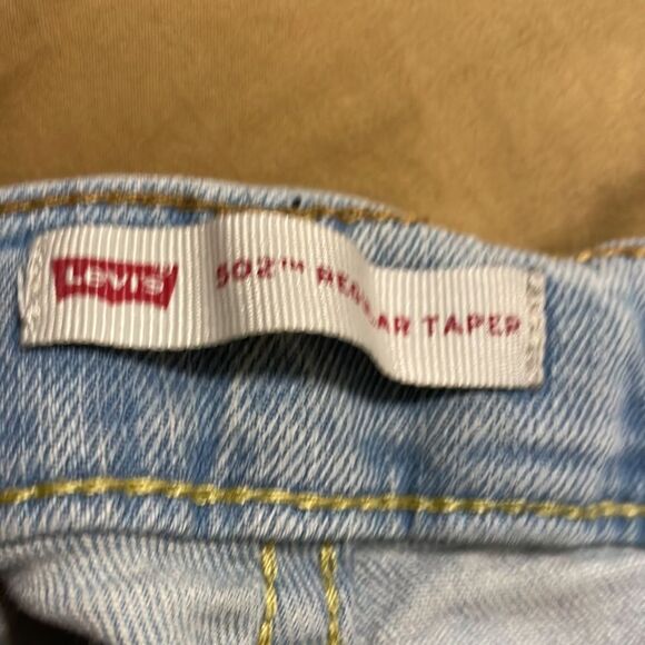 Levi’s sz 5 reg jeans with adjustable straps EUC - Picture 4 of 5